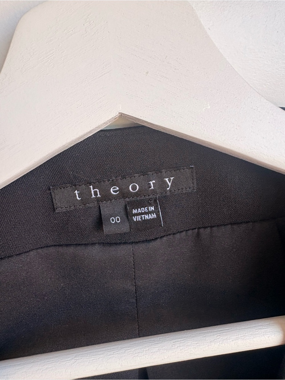 Theory Black Women's Blazer - Minimal Tailored Jacket